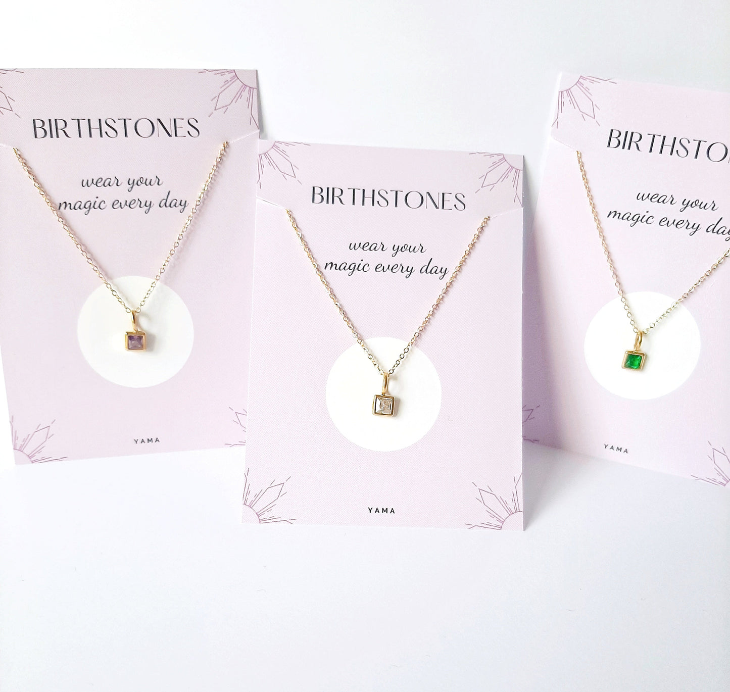 Birthstones !pendant only!