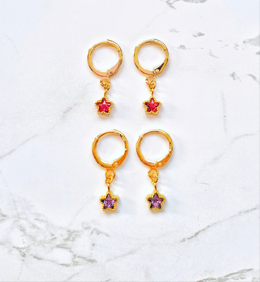 Star earrings