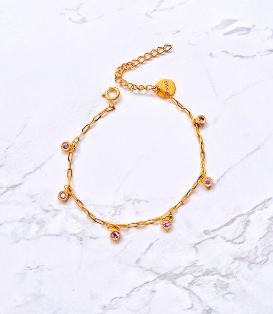 Lori Amethyst bracelet