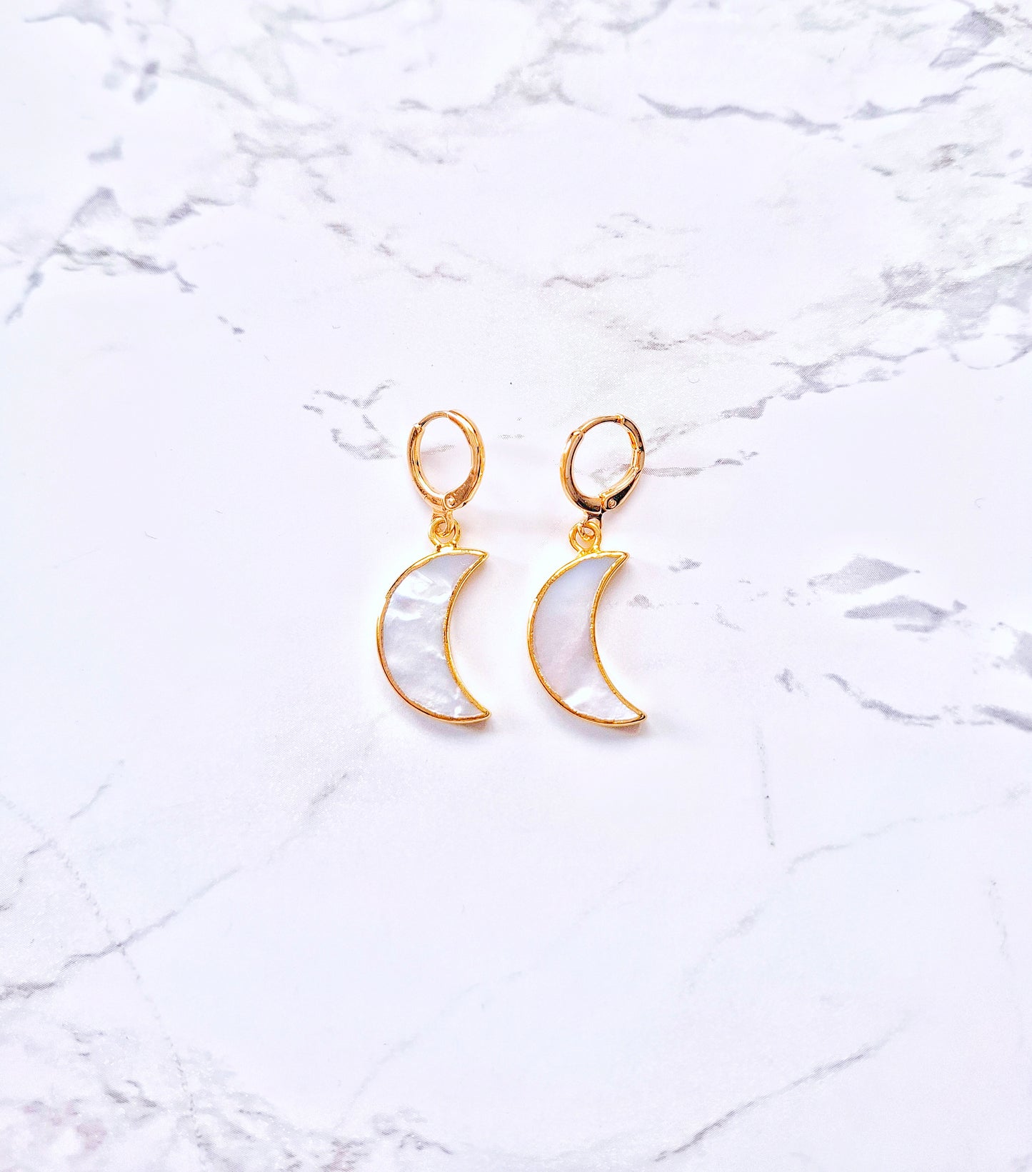 MOON silver earrings