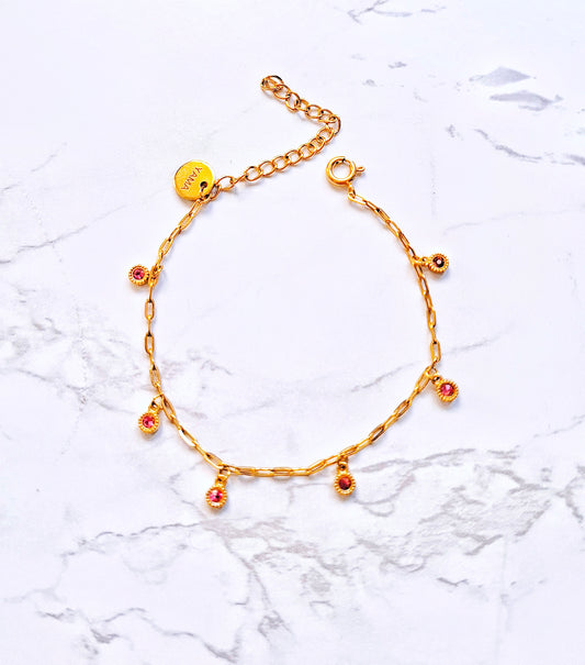 Lori Pink Tourmaline bracelet