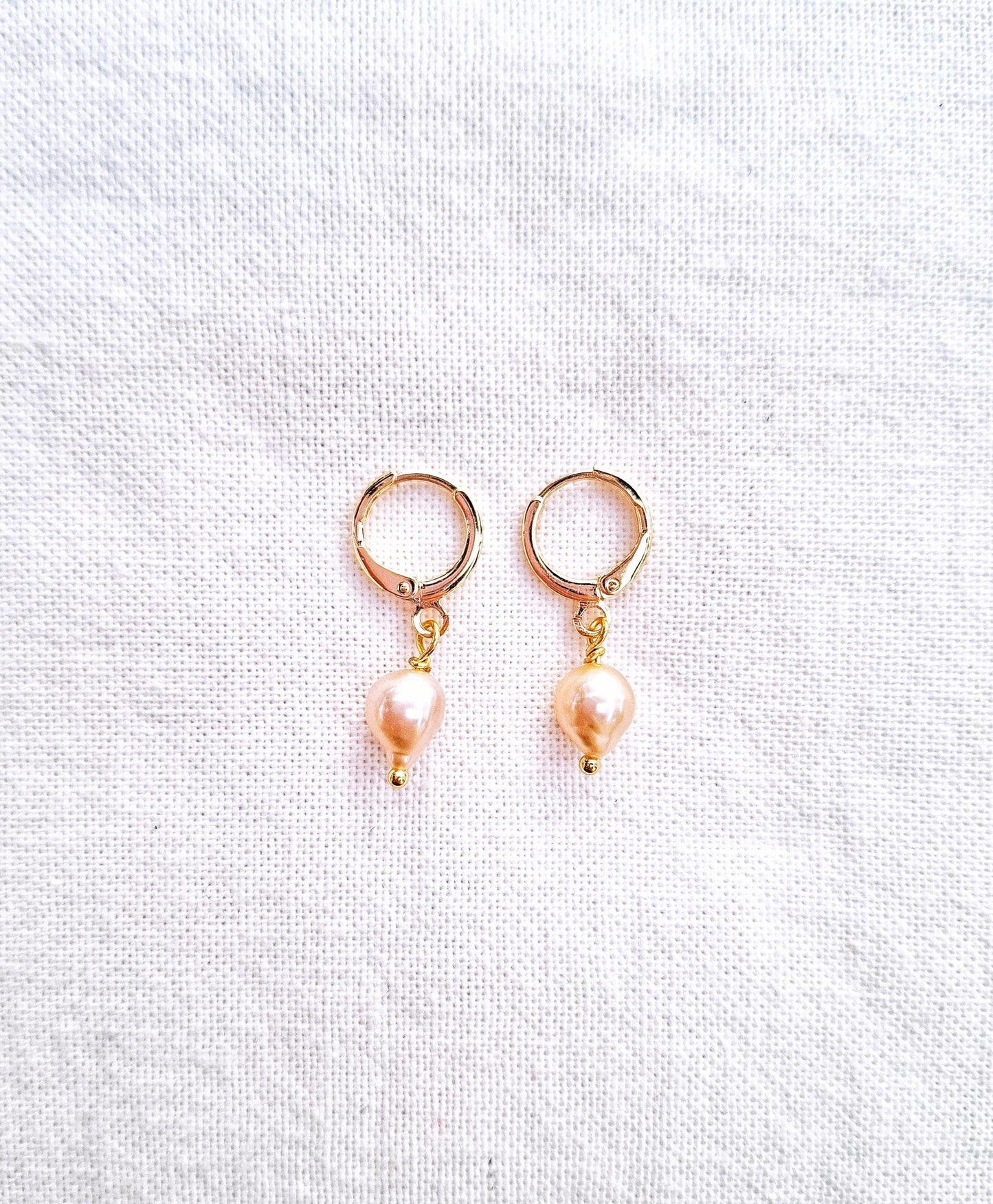 The Pink One - Earrings in silver or gold