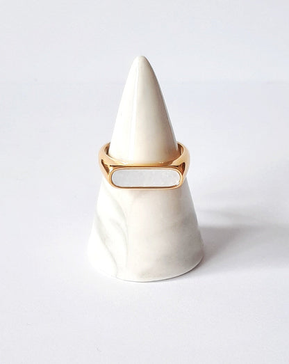 Ring Shelly Pearl (gold)