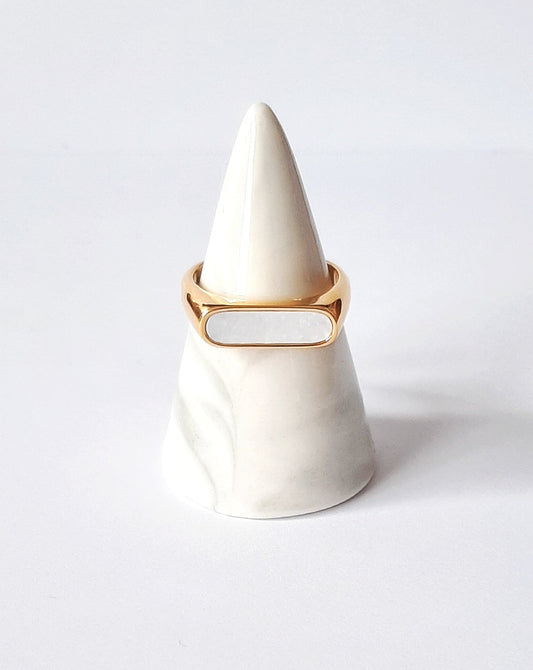 Ring Shelly Pearl (gold)