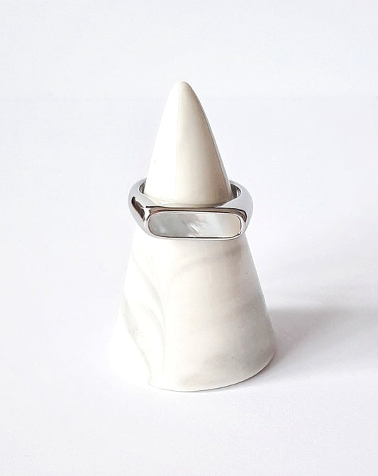 Ring Shelly Pearl (silver)