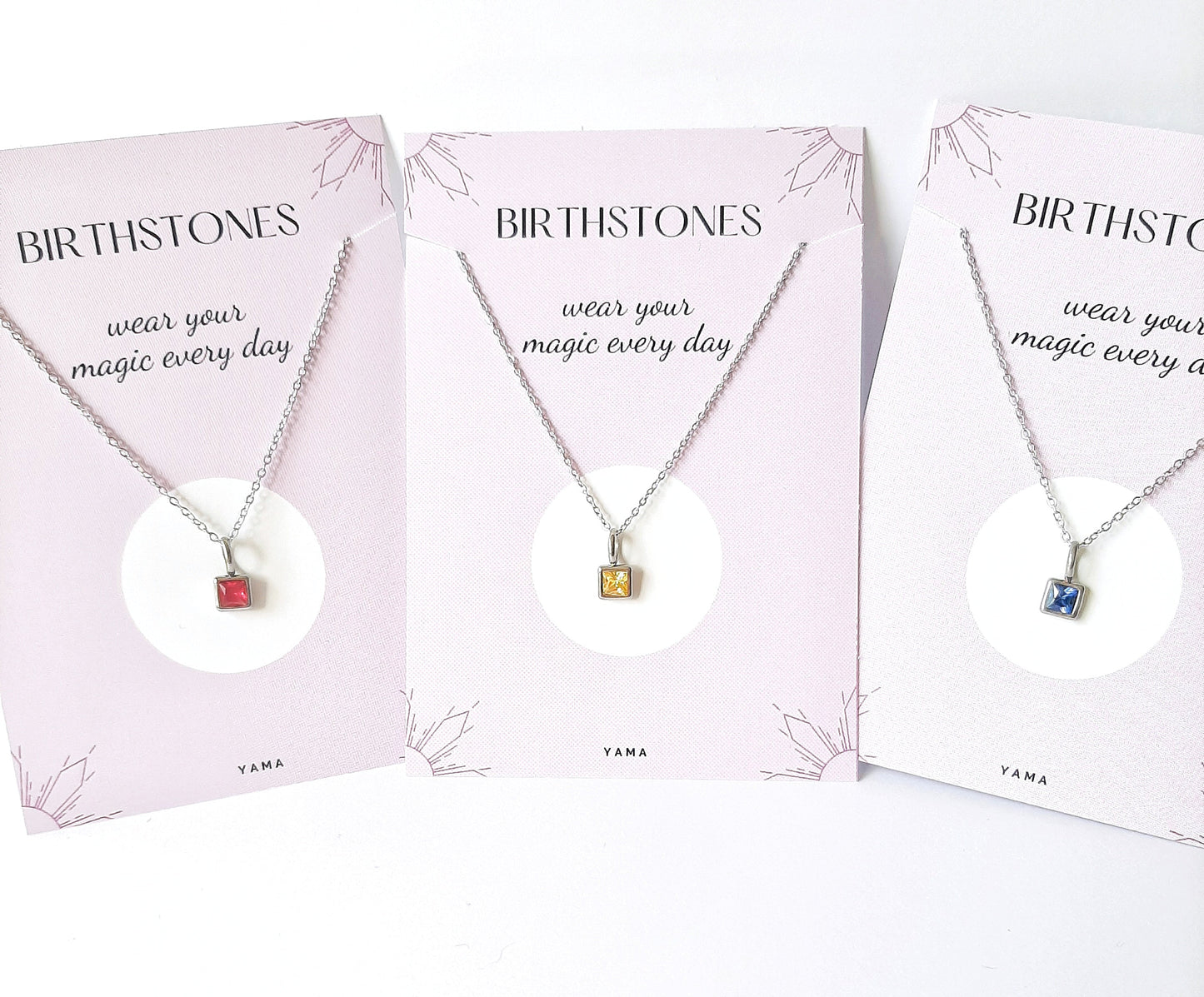 Birthstones !pendant only!