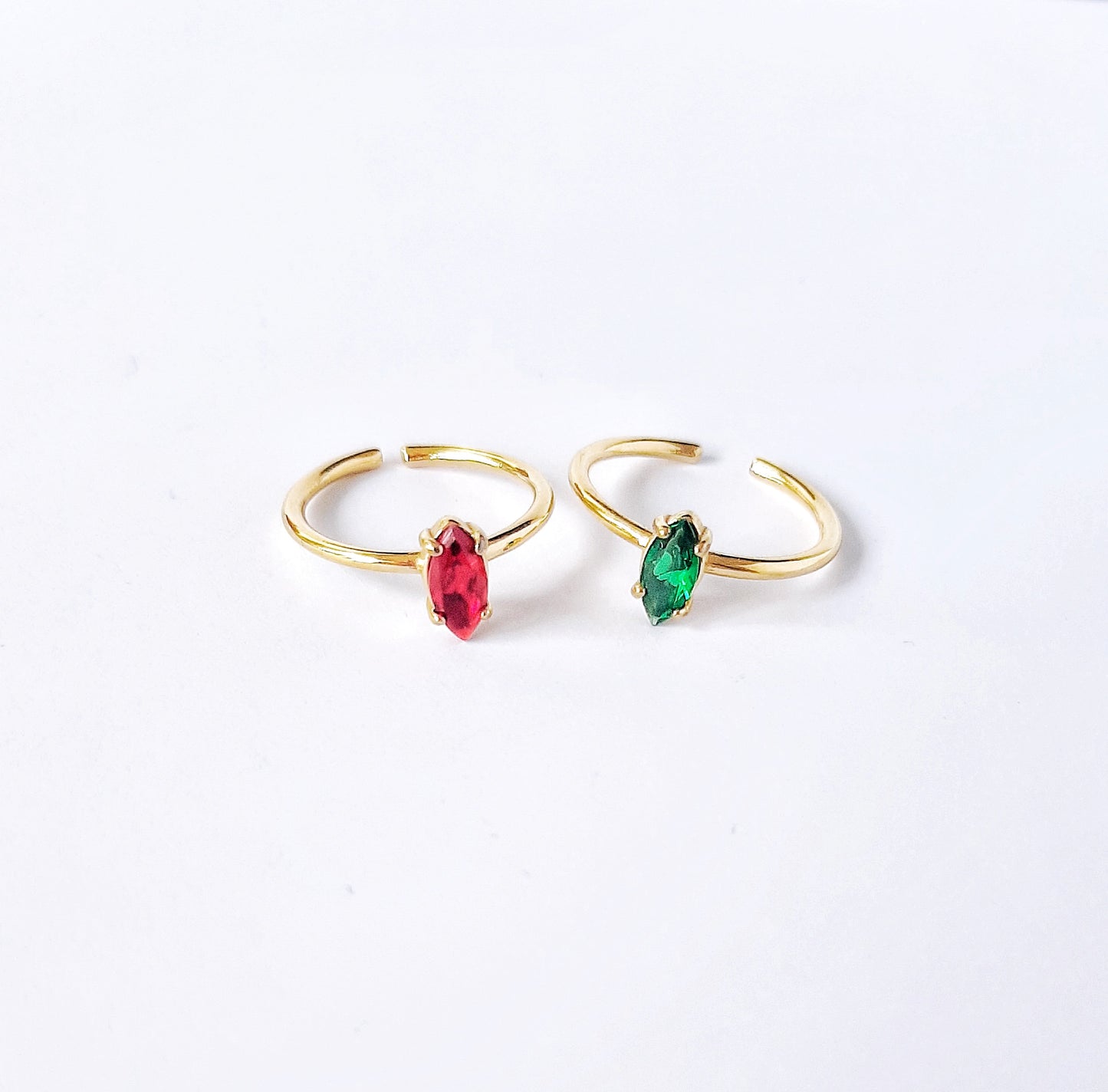 Ria green zircon ring