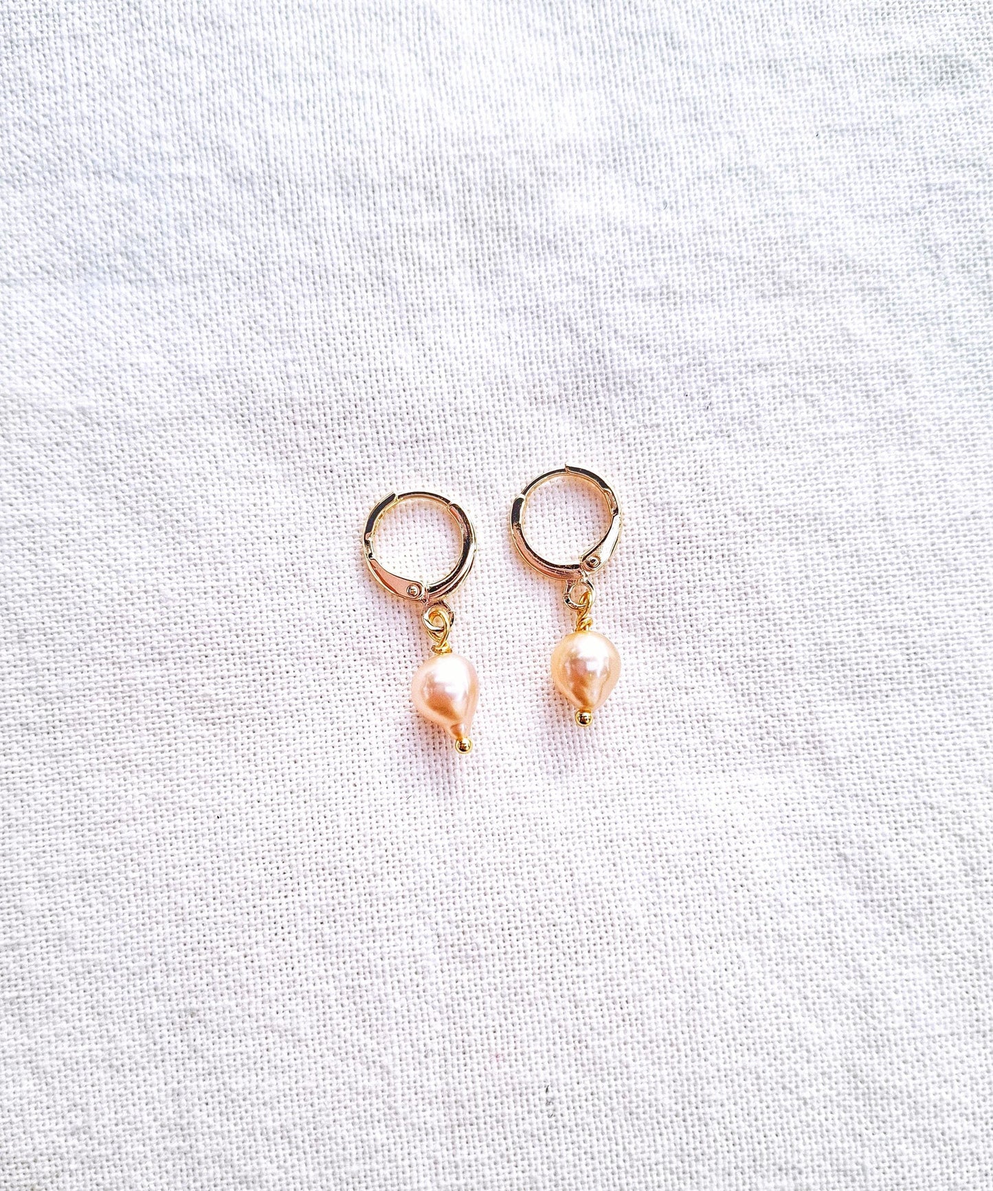 The Pink One - Earrings in silver or gold