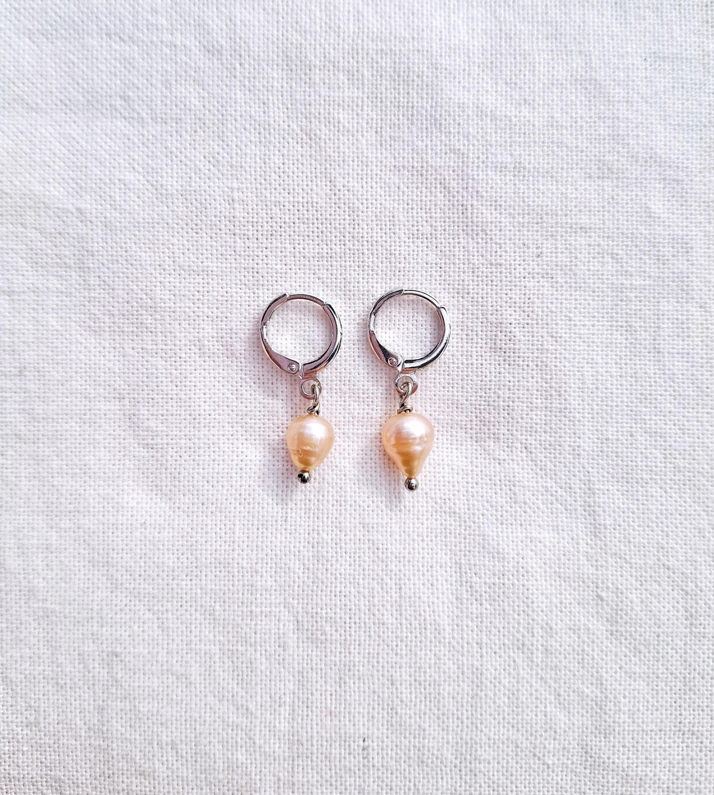 The Pink One - Earrings in silver or gold