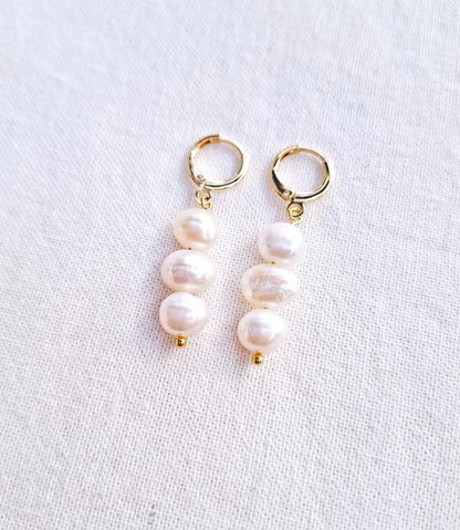 The Irregular - Earrings in silver or gold