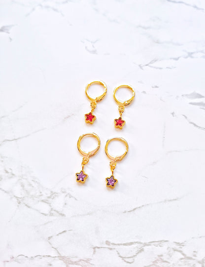 Star earrings
