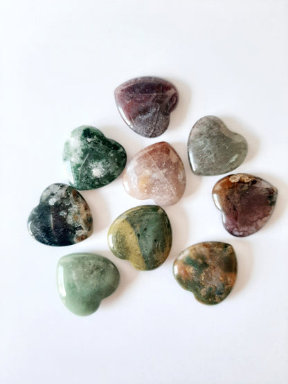 Hearts - Indian Agate