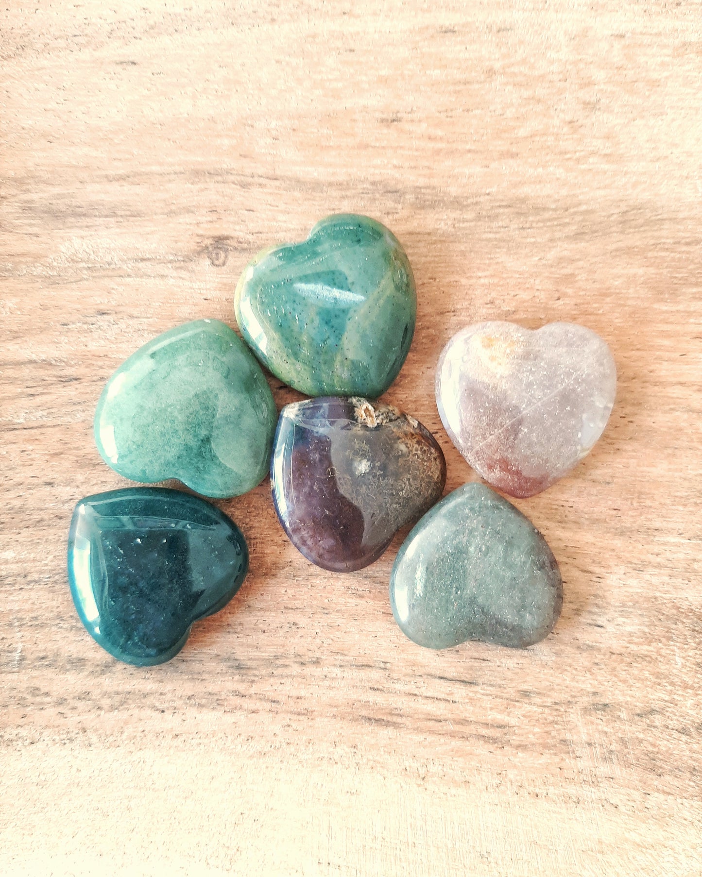 Hearts - Indian Agate