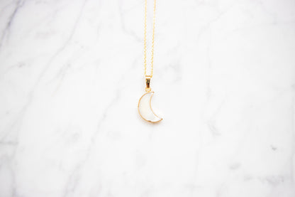 MOON gold earrings